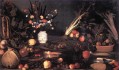 Bodegón con flores y frutas Caravaggio